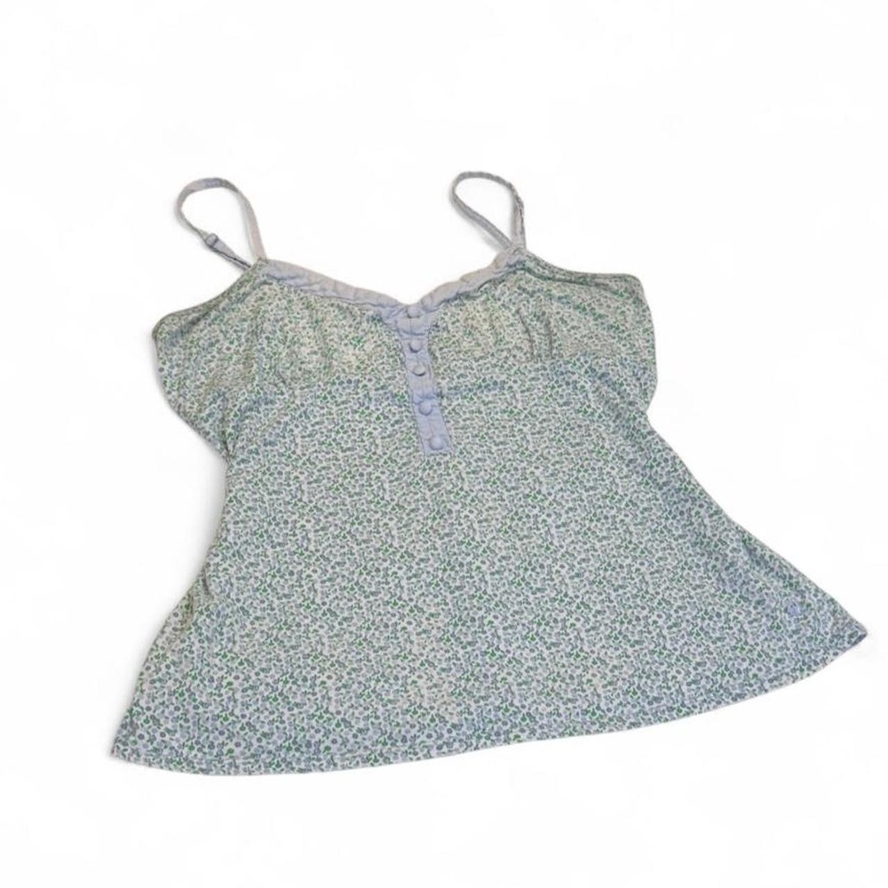 Vintage Tommy Hilfiger Y2K Ditsy Floral Babydoll Cami Top